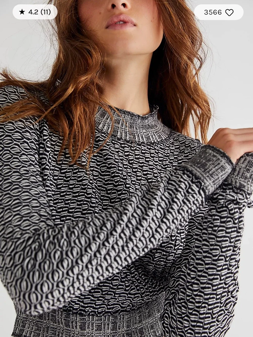 Free People Jane Top Textured Olive Long Sleeve Crop Small NWT